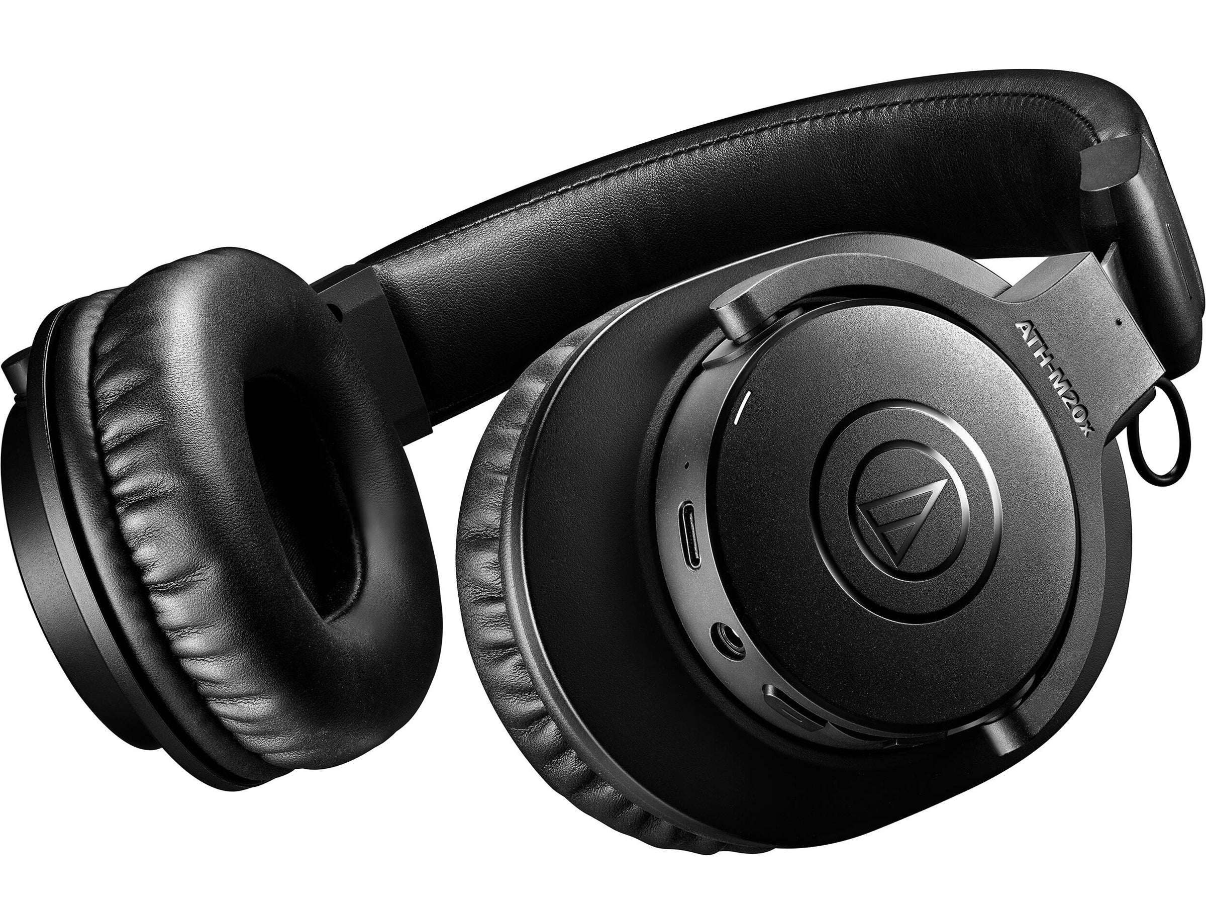 Audio Technica ATH-M20XBT Professional Studio Monitor Headphones - Wireless Bluetooth Over-Ear Headphones for Music Production, Gaming & Podcasting