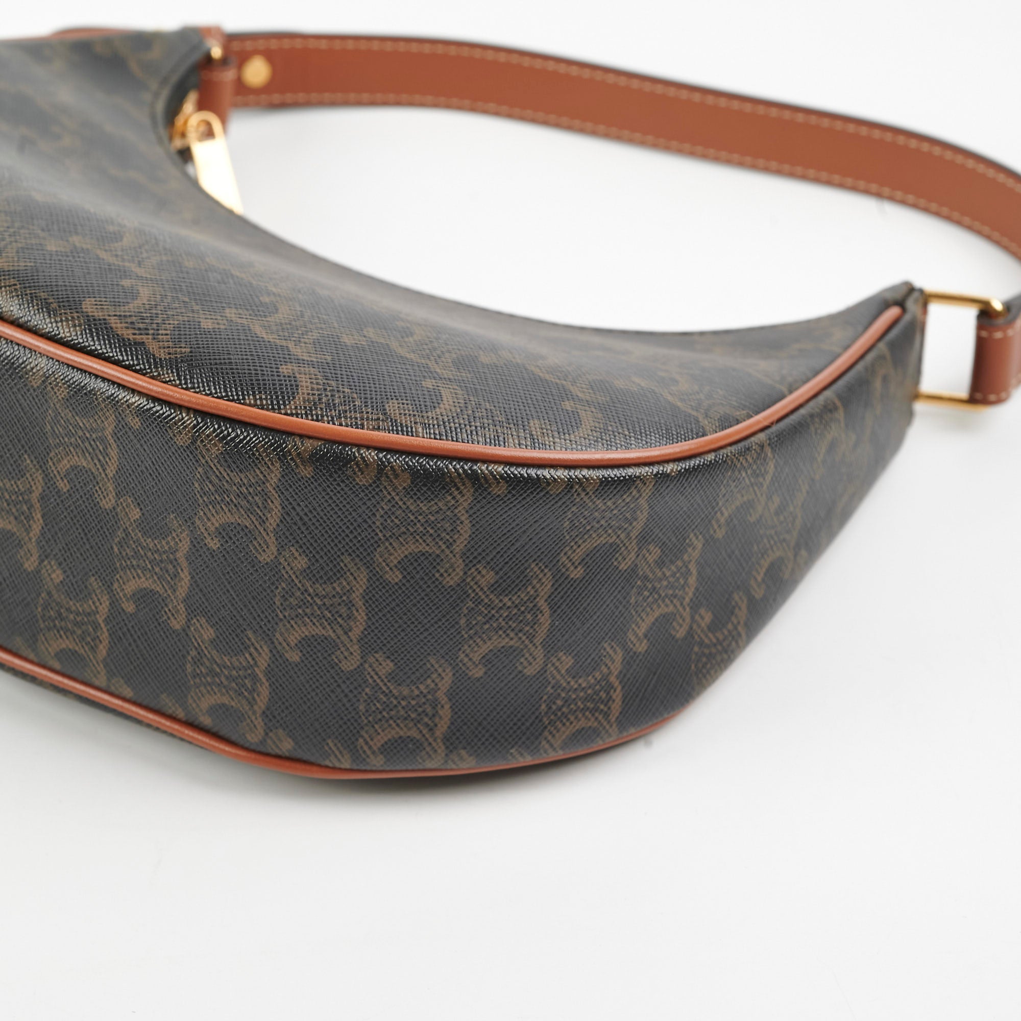 Celine Ava Triomphe Medium Canvas Crossbody Bag - Luxury Designer Handbag for Women | Perfect for Work, Travel & Everyday Use