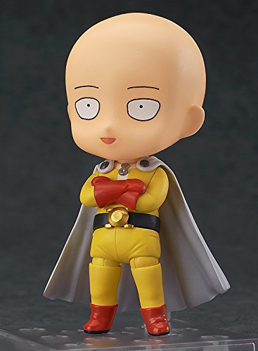 Good Smile One-Punch Man: Saitama Nendoroid Action Figure - Anime Collectible for Display & Gift Giving - Perfect for Fans, Home Decor, and Office Desk