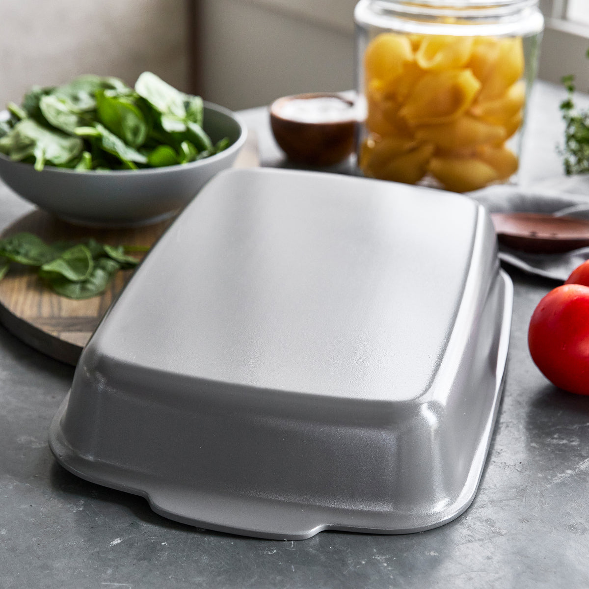 Premiere Ovenware Ceramic Nonstick 5-Piece Bakeware Set - Perfect for Baking, Roasting & Serving Dishes in Oven or Microwave