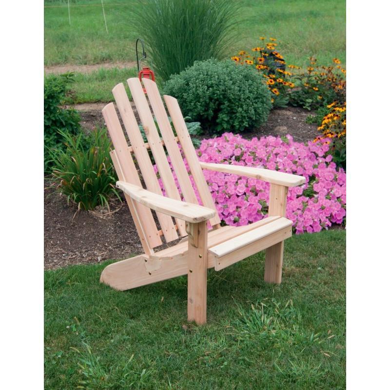 Premium A&L Furniture Kennebunkport Adirondack Chair - All-Weather Resin Outdoor Patio Furniture for Backyard, Garden & Poolside Relaxation
