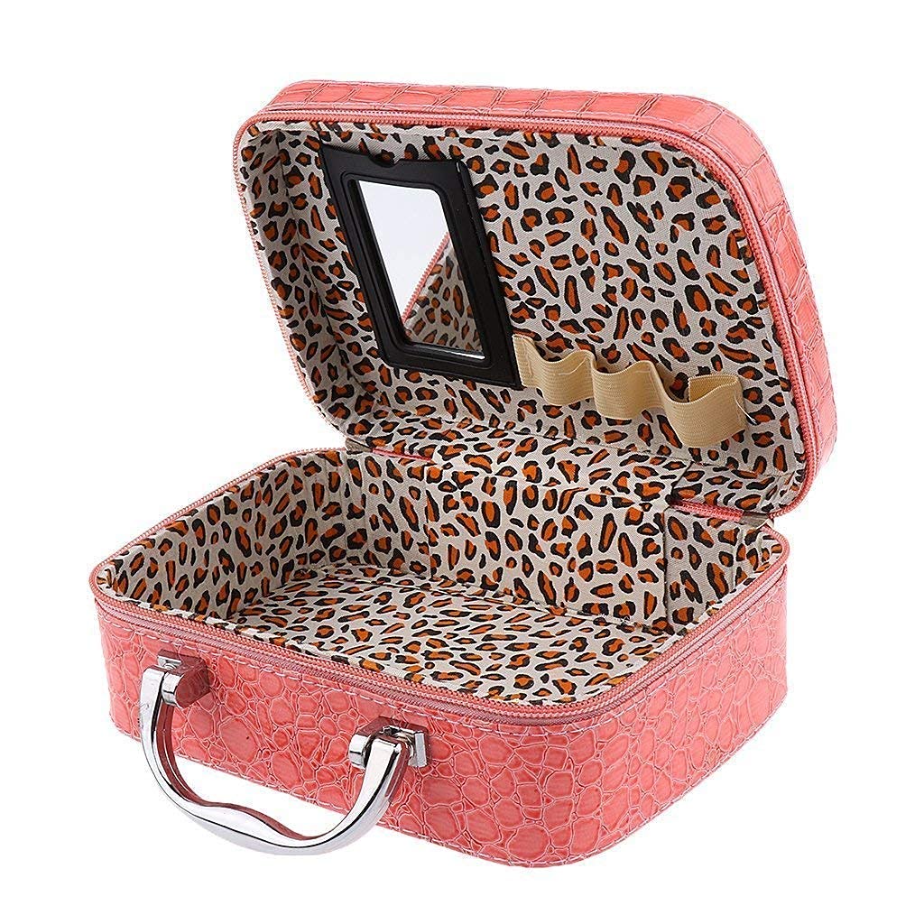 Divik Cosmetic Storage Box with Mirror - Makeup & Jewelry Organizer for Vanity