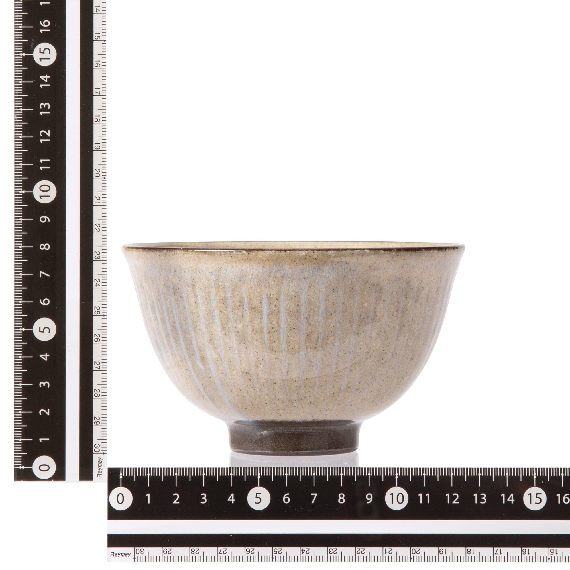 Premium Mino Rice Bowl Shinogi L Beige - Handcrafted Japanese Ceramic Dining Bowl for Sushi, Rice & Noodles | Perfect for Home Dining & Restaurant Use