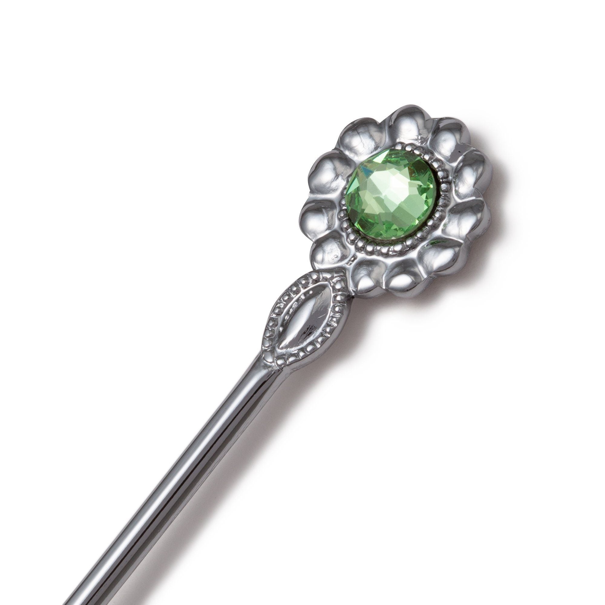 Premium Lumiere Green Teaspoon Set - Elegant Stainless Steel Tea Spoon for Coffee, Tea, Desserts & Kitchen Use