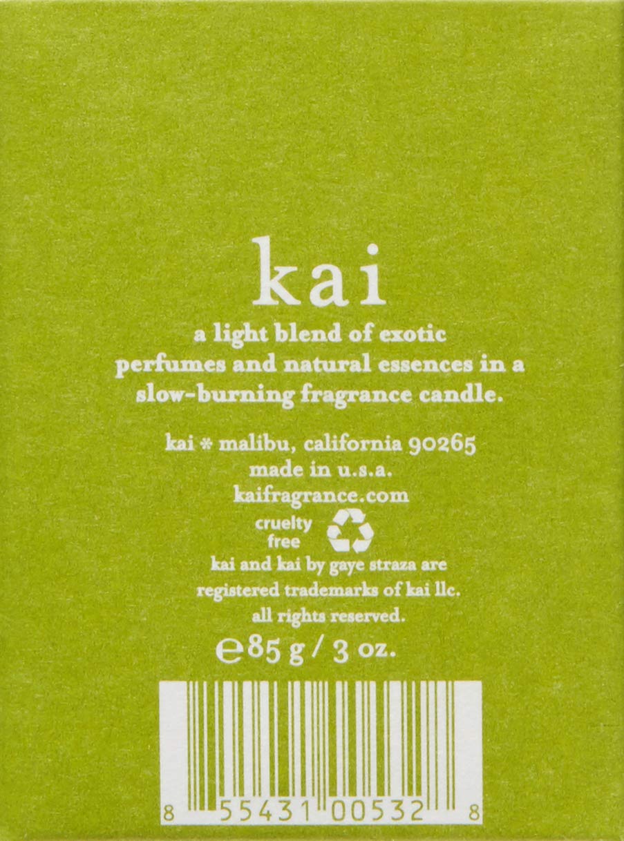 Kai Fragrance Candle with Nightlight - 18 Hour Burn Time, Made with Soy, Palm & Coconut Wax, Fresh & Clean Signature Scent - Perfect for Relaxation, Spa Nights & Home Aromatherapy