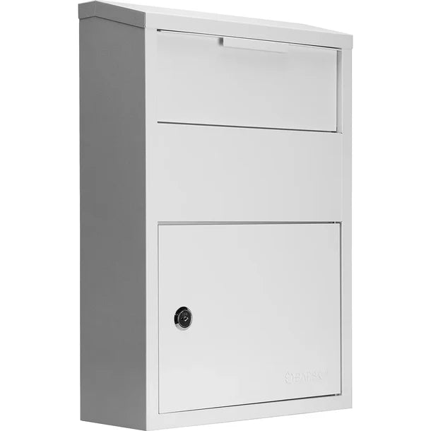 Barska CB13956 Large Locking Wall Mount Drop Box - Secure Storage for Valuables - Perfect for Home, Office, and Outdoor Use