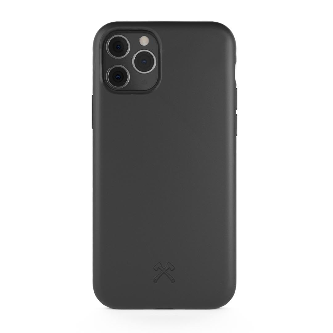 WOODCESSORIES Eco-Friendly iPhone 11 Pro Case - Sustainable Black Wood Phone Cover Made from Plants | Perfect for Nature Lovers & Outdoor Enthusiasts