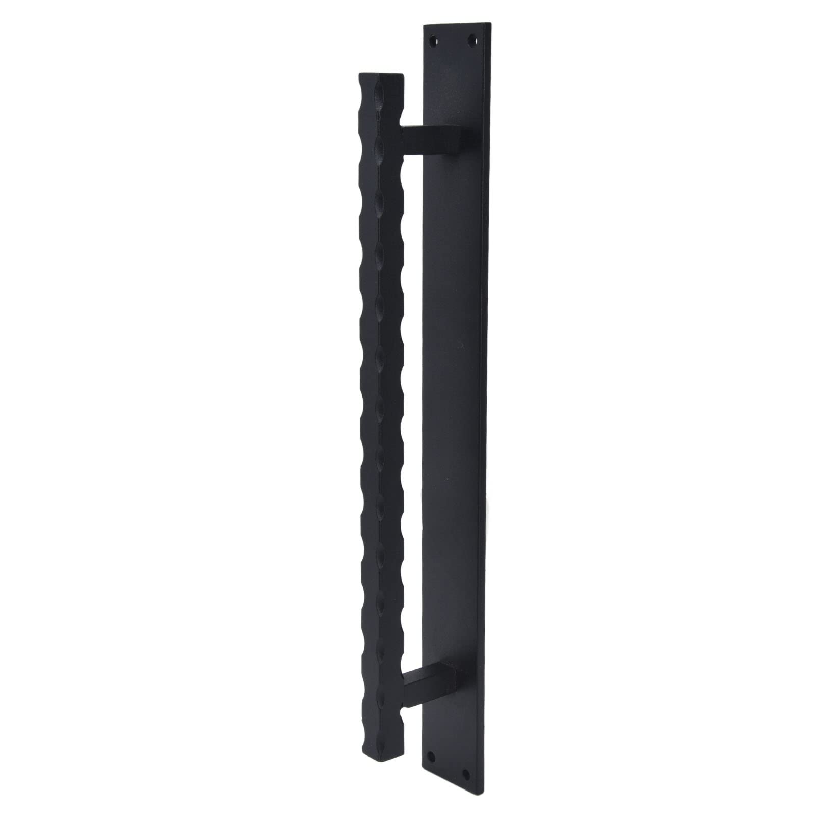 Black Matte Frosted Barn Door Handle - Elegant Cabinet & Gate Pull Handle for Home, Office & Commercial Use