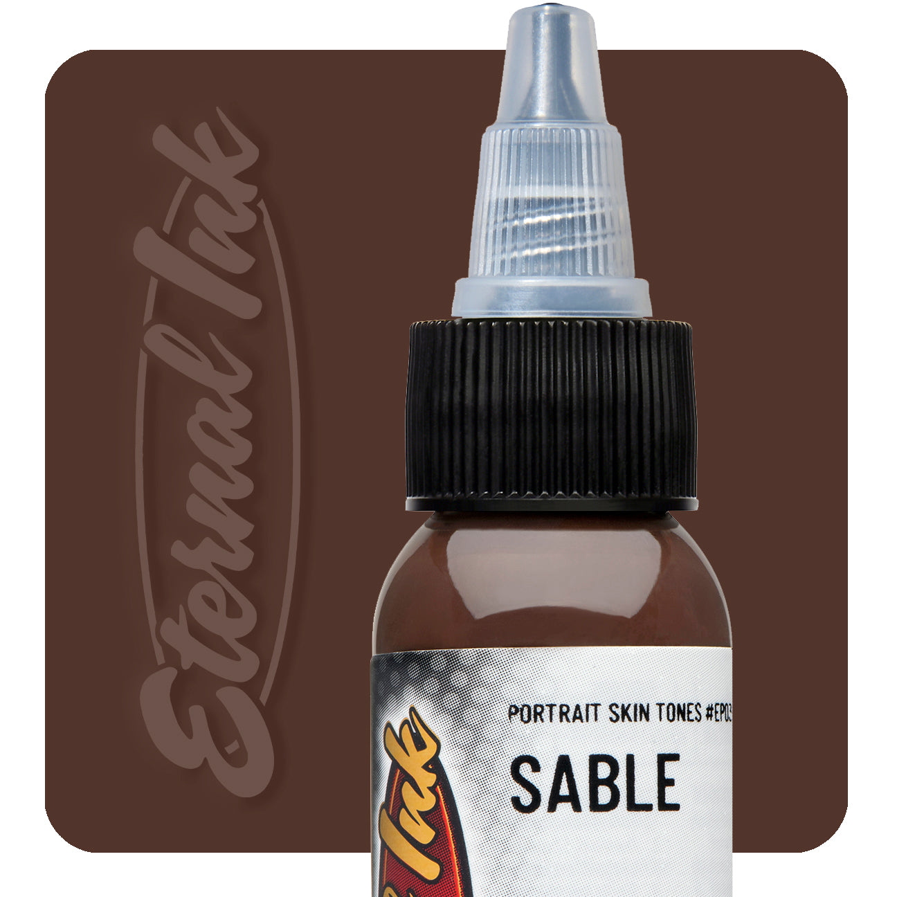 Eternal Portrait Skin Tones Sable Ink - Professional Waterproof Tattoo Ink for Realistic Skin Tone Tattoos - Perfect for Portrait, Realism, and Cosmetic Tattoo Artists