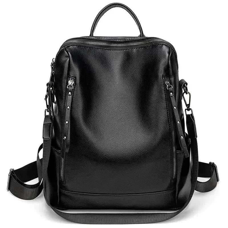 Genuine Leather Women's Backpack - Stylish & Durable Laptop Bag for Work, Travel & College | Perfect for Professionals & Students