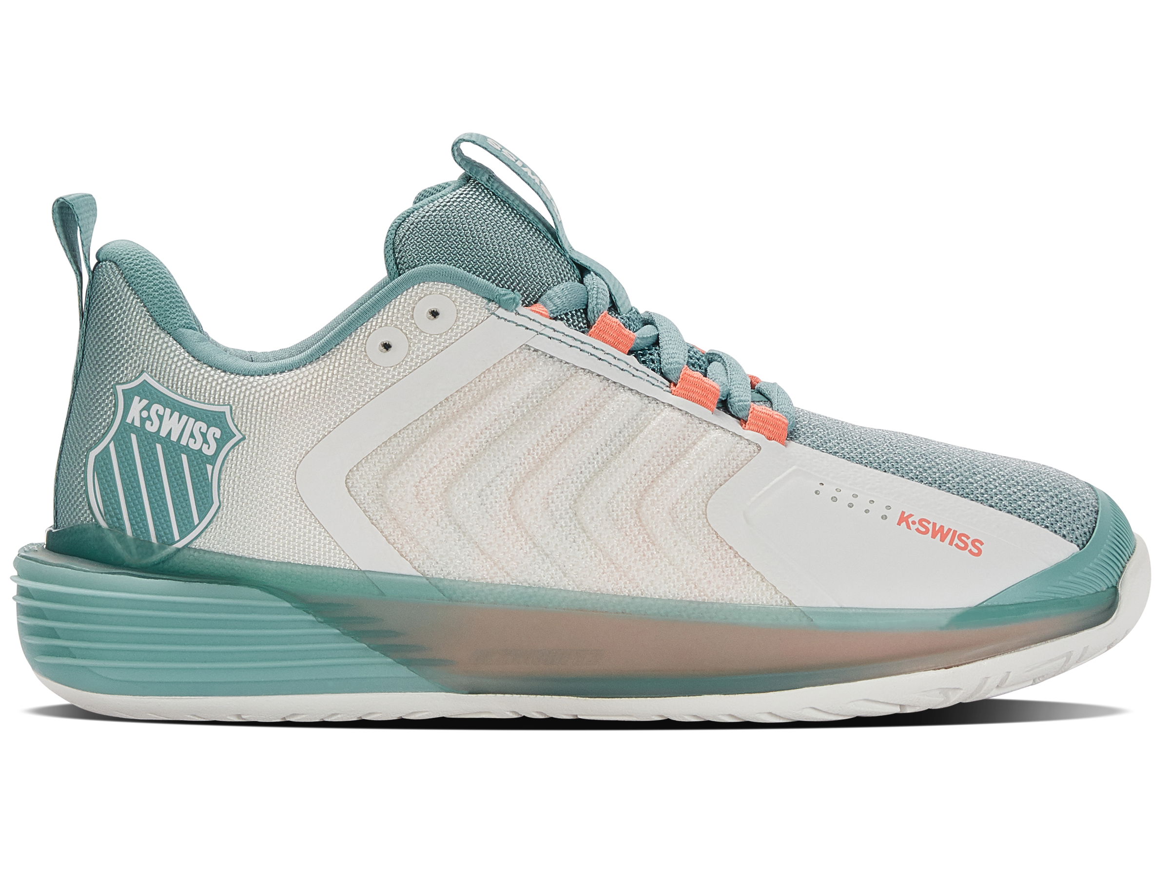 ULTRASHOT 3 Running Shoes - 96988 143 M | White/Nile Blue/Desert Flower Color Options | Lightweight & Breathable for Jogging, Gym Workouts & Daily Wear