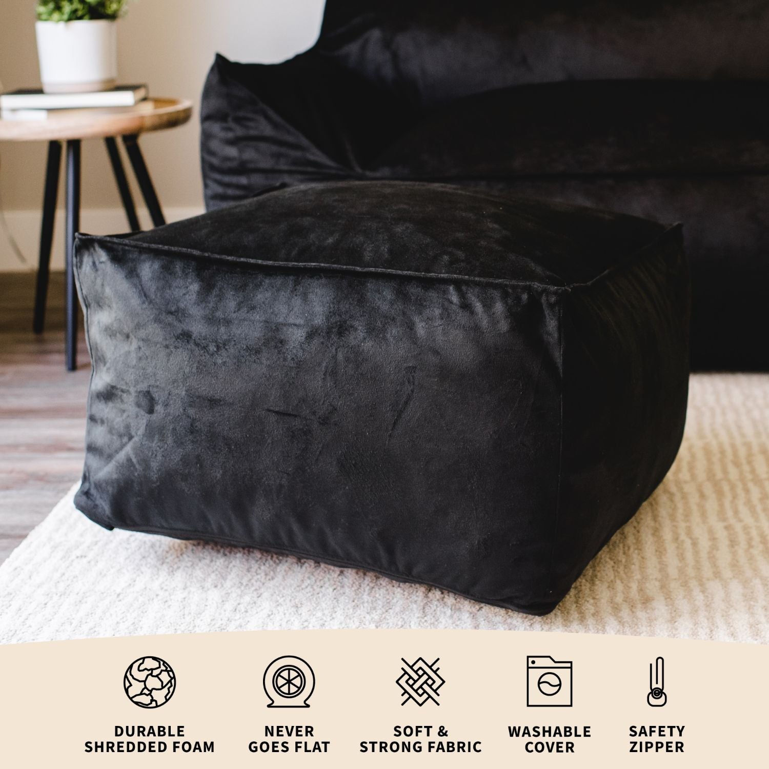 Imperial Ottoman - Elegant Tufted Storage Bench with Lift Top, Perfect for Living Room, Bedroom & Entryway | Ottoman with Storage, Upholstered Seat & Wooden Legs
