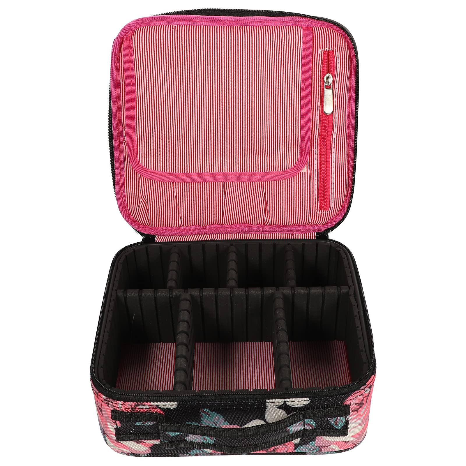 SUPVOX Travel Toiletry Bag - Waterproof Makeup Organizer with Flower Pattern, Multi-Functional Cosmetic Storage for Women | Perfect for Travel, Gym, Camping & Daily Use