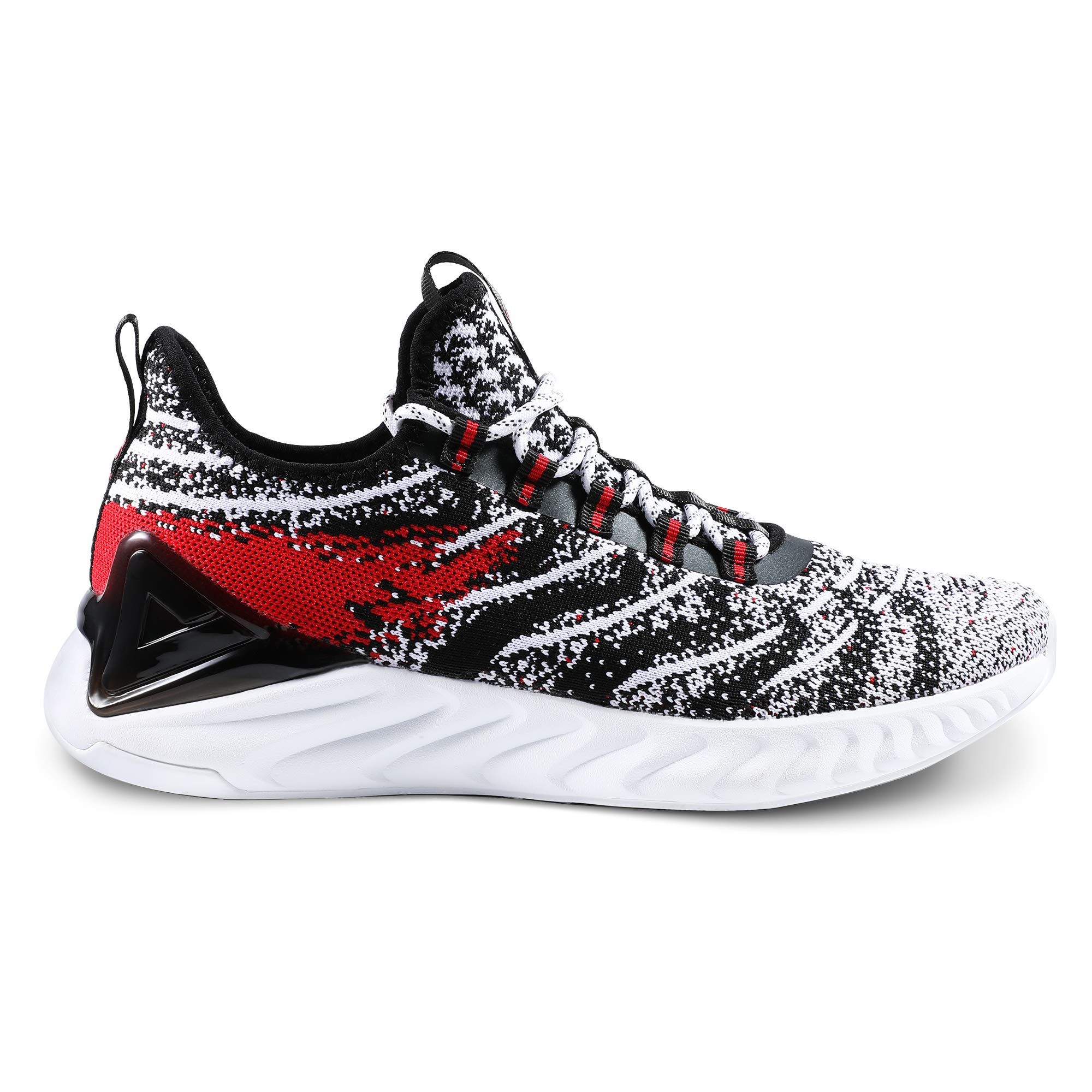 PEAK Men's Comfortable Running Shoes - Taichi King Adaptive Smart Cushioning Supportive Training Sneakers for Walking, Tennis, Fitness, Gym Workouts - Perfect for Jogging, Daily Exercise & Active Lifestyle