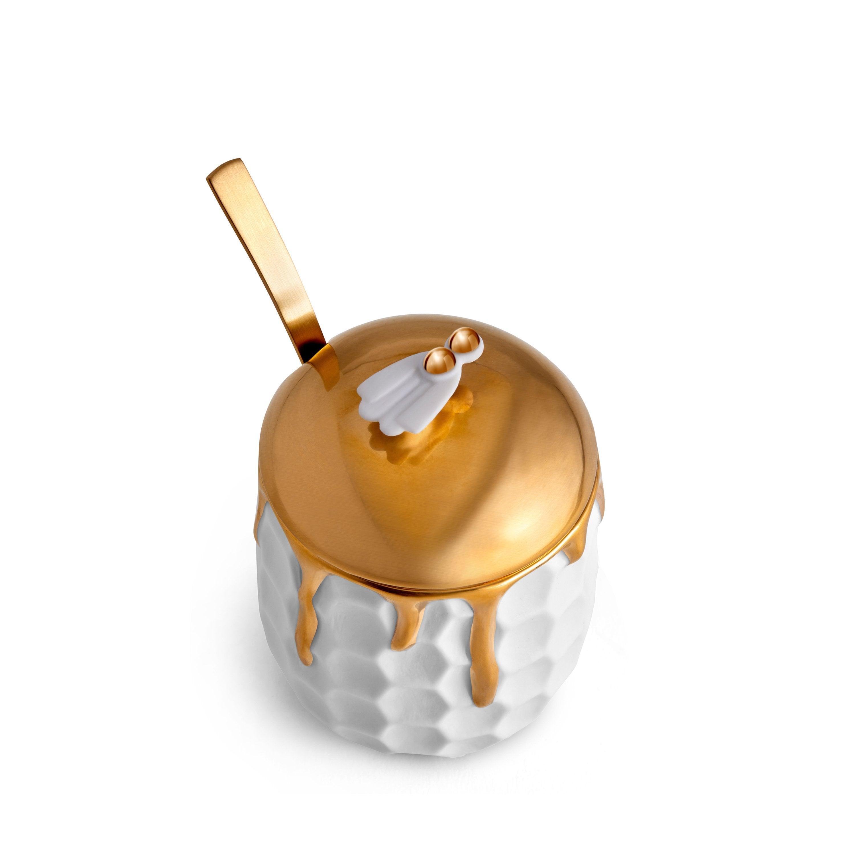 Natural Beehive Honeypot - Pure Raw Honeycomb for Tea, Baking & Healthy Snacks | Perfect for Breakfast, Gift & DIY Recipes