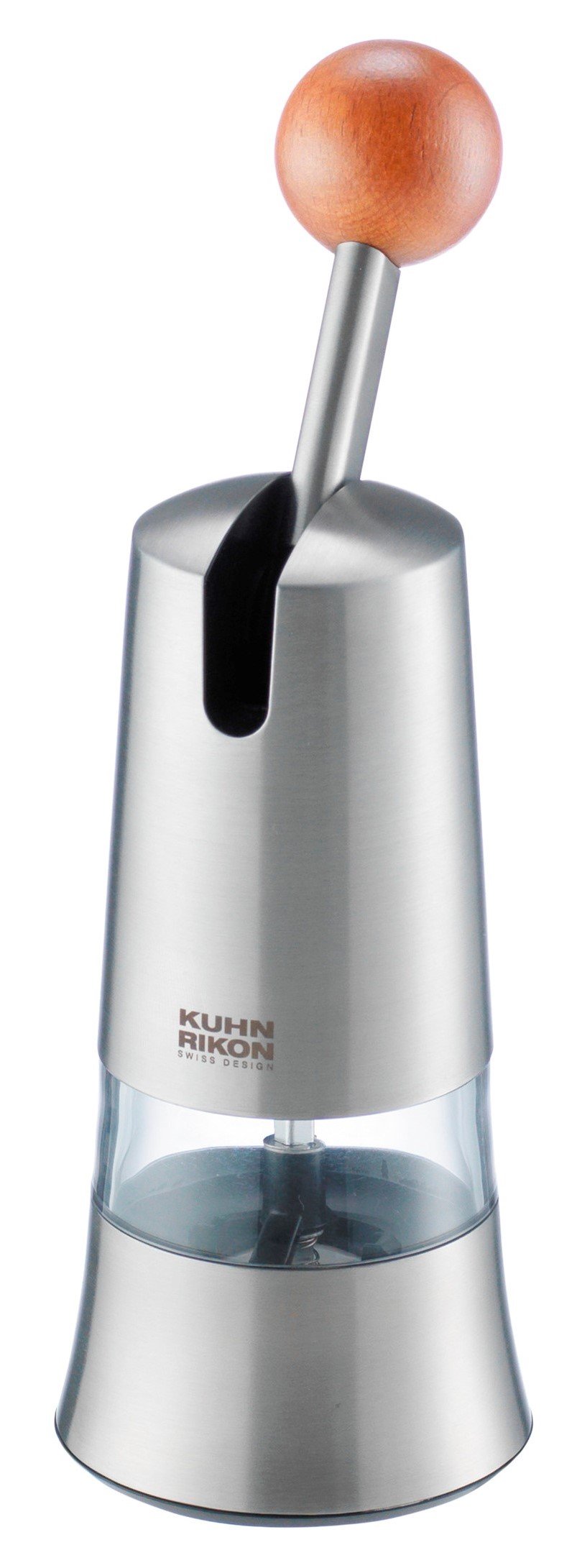 Kuhn Rikon Epicurean Adjustable Ratchet Grinder - Premium Ceramic Mechanism for Salt, Pepper & Spices - 8.5