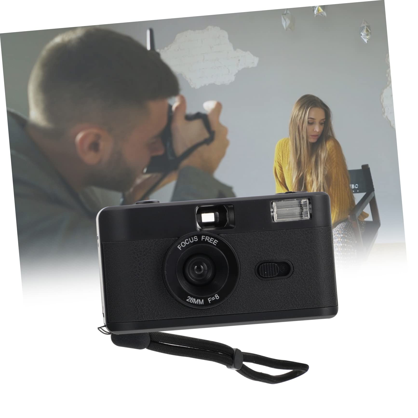 OSALADI 2 Pack Retro 35mm Film Camera - Vintage Reusable ABS Plastic Camera, No Battery Required | Perfect for Travel, Parties & Family Memories