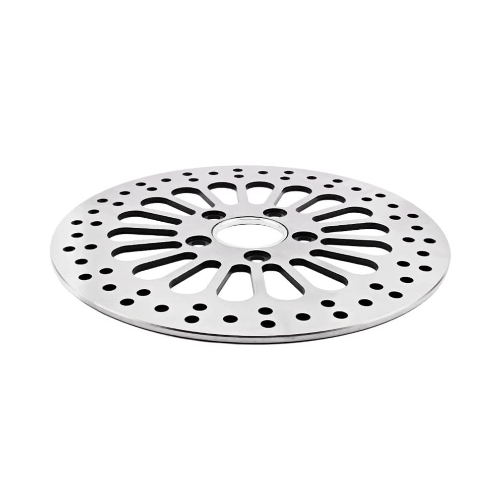 High-Performance MODADA Motorcycle Brake Disc Rotor - Front & Rear Compatible with Harley Touring, Softail, Sportster, Dyna Models (1984-2013) | Durable Disc Brake Rotor for Enhanced Stopping Power | Ideal for Highway Cruising, City Riding & Performance Upgrades (Color: Rear)