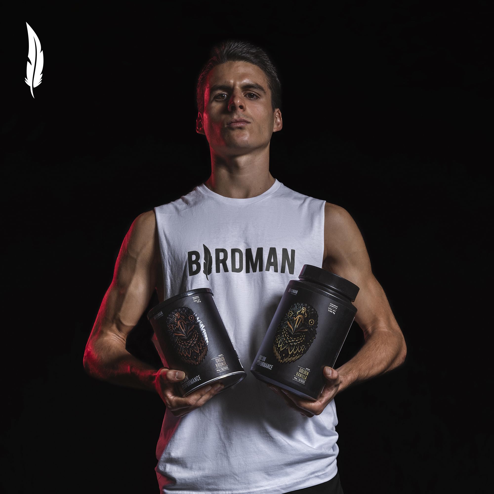 BIRDMAN Falcon Performance Premium Sport Protein Powder with Creatine - 31g Protein & 5g Creatine per Serving, No Inflammation or Acne, Chocolate Flavor (1.9kg) for Muscle Recovery & Post-Workout Nutrition