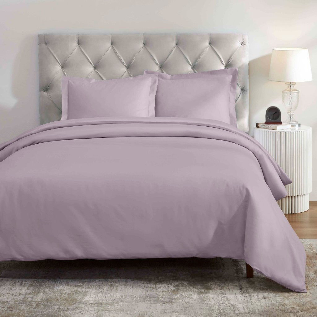 Luxury 1200 Thread Count Egyptian Cotton Duvet Cover Set - King Size, Soft Breathable Bedding for Hotel & Home Use