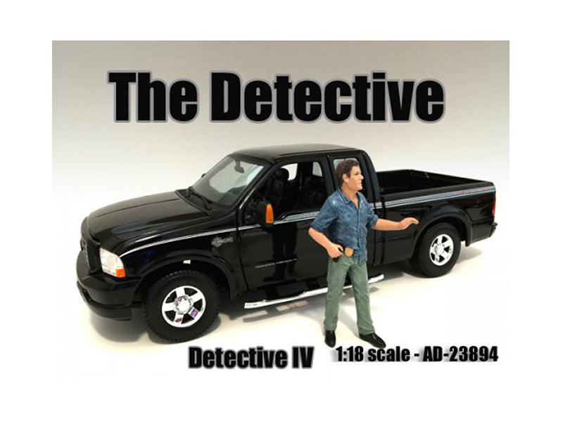 1:18 Scale The Detective #4 Figure by American Diorama - Perfect for Model Car Displays, Diorama Scenes & Collectors