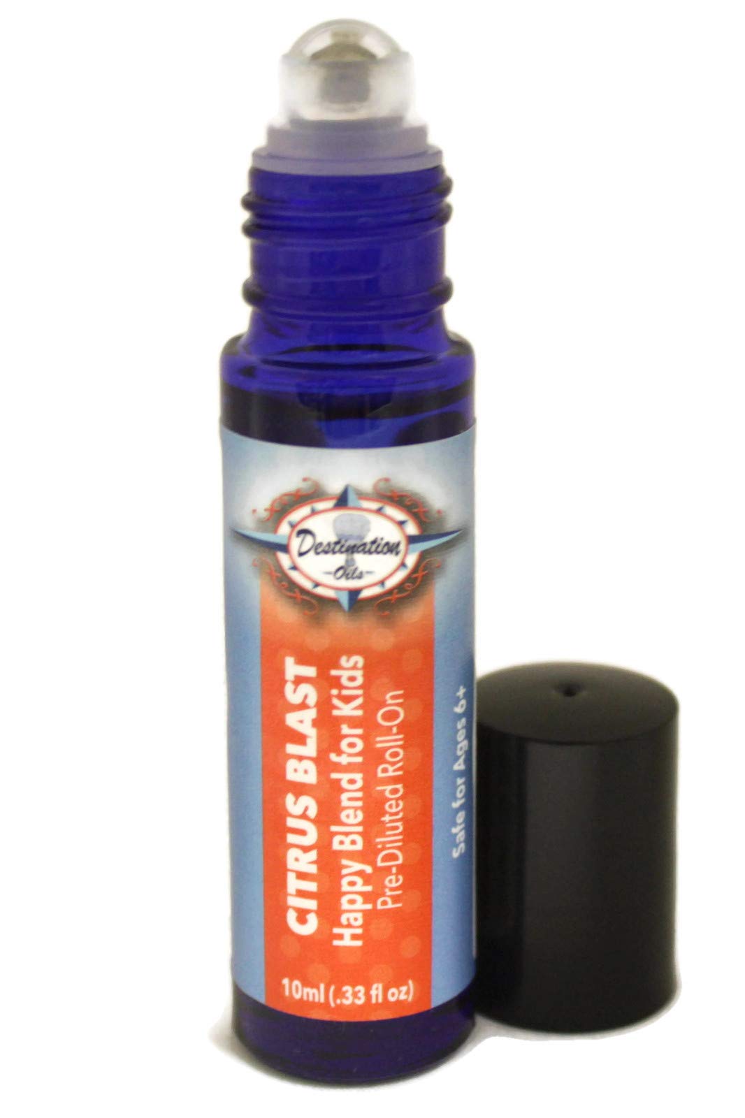 Destination Oils Pre-Diluted Citrus Roll-On Essential Oil Blends - Perfect for Aromatherapy, Stress Relief & On-the-Go Relaxation