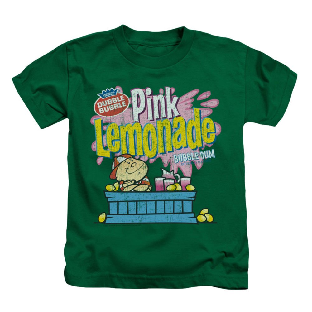 Dubble Bubble Pink Lemonade Kids T-Shirt - Size 7 | Fun Summer Graphic Tee for Boys & Girls | Perfect for Playdates, Birthday Parties & Casual Wear