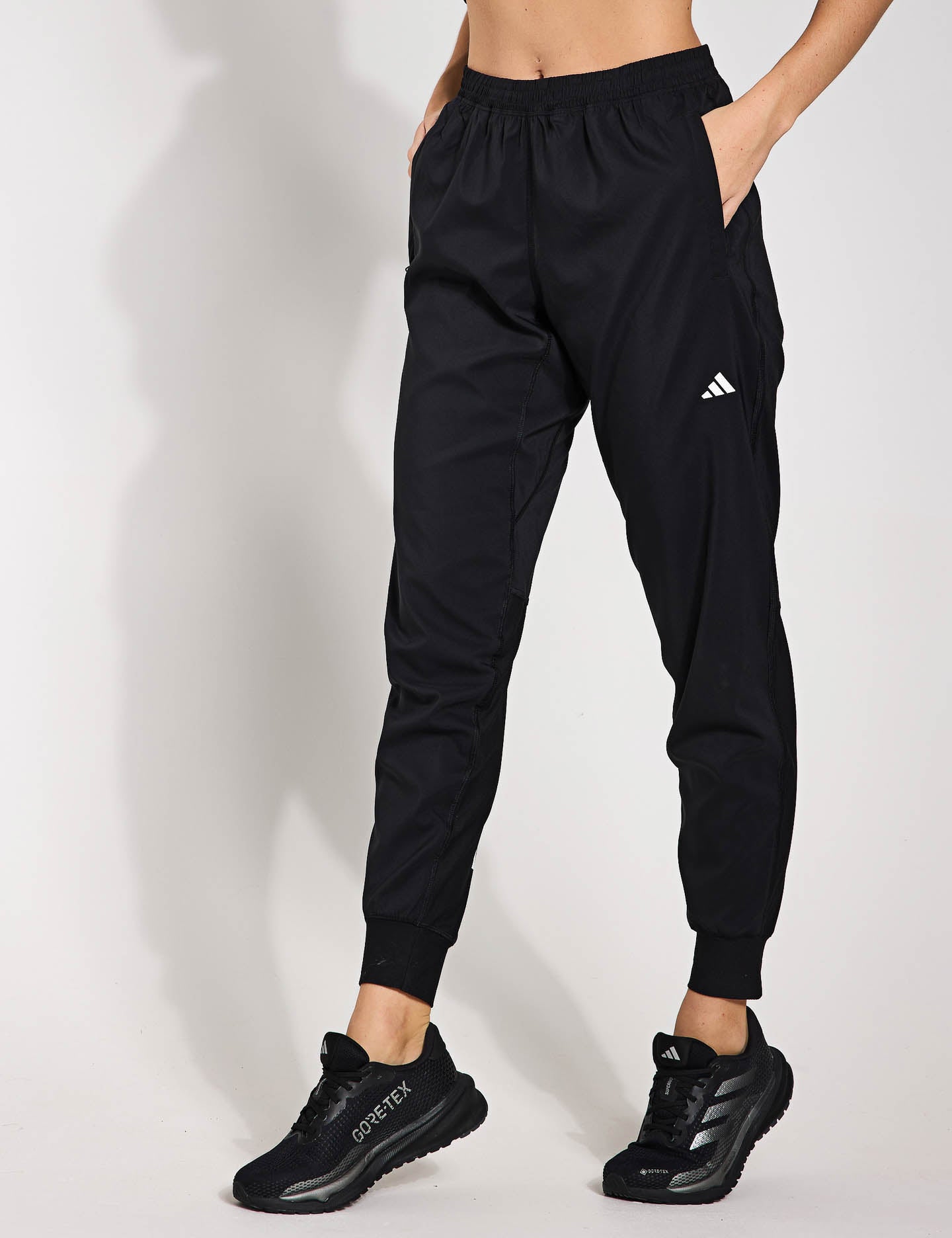 Own the Run Joggers - Premium Black Running Pants for Men & Women | Comfortable Workout Joggers for Gym, Yoga, and Casual Wear