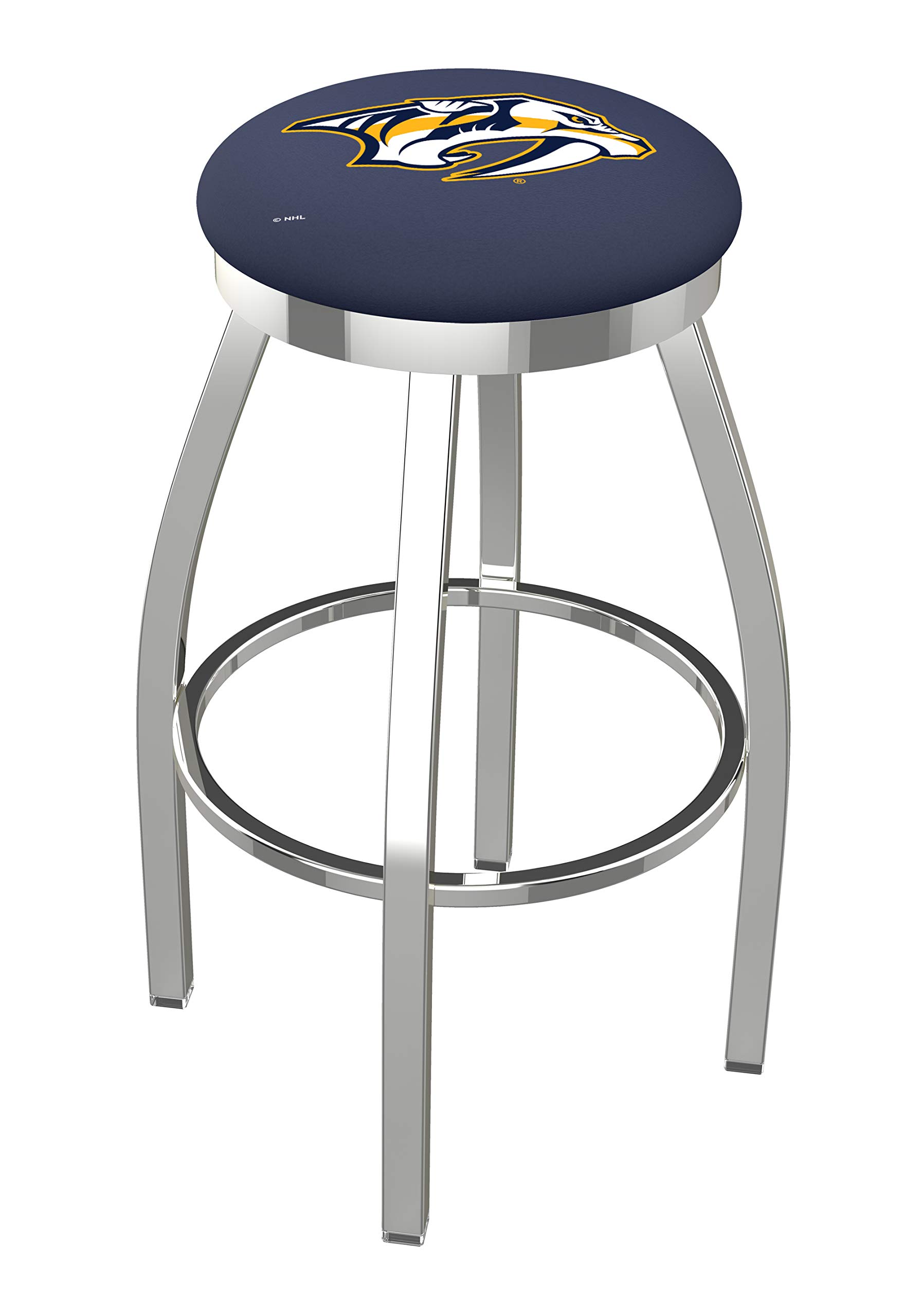 Holland Bar Stool Co. L038 - Black Wrinkle Boston Bruins Swivel Bar Stool with Laser Engraved Back - Perfect for Sports Bars, Man Caves & Game Room Decor