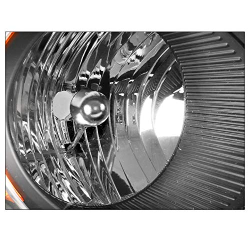 2007-2009 Chrysler Aspen Replacement Headlights - Black Housing with 6.25