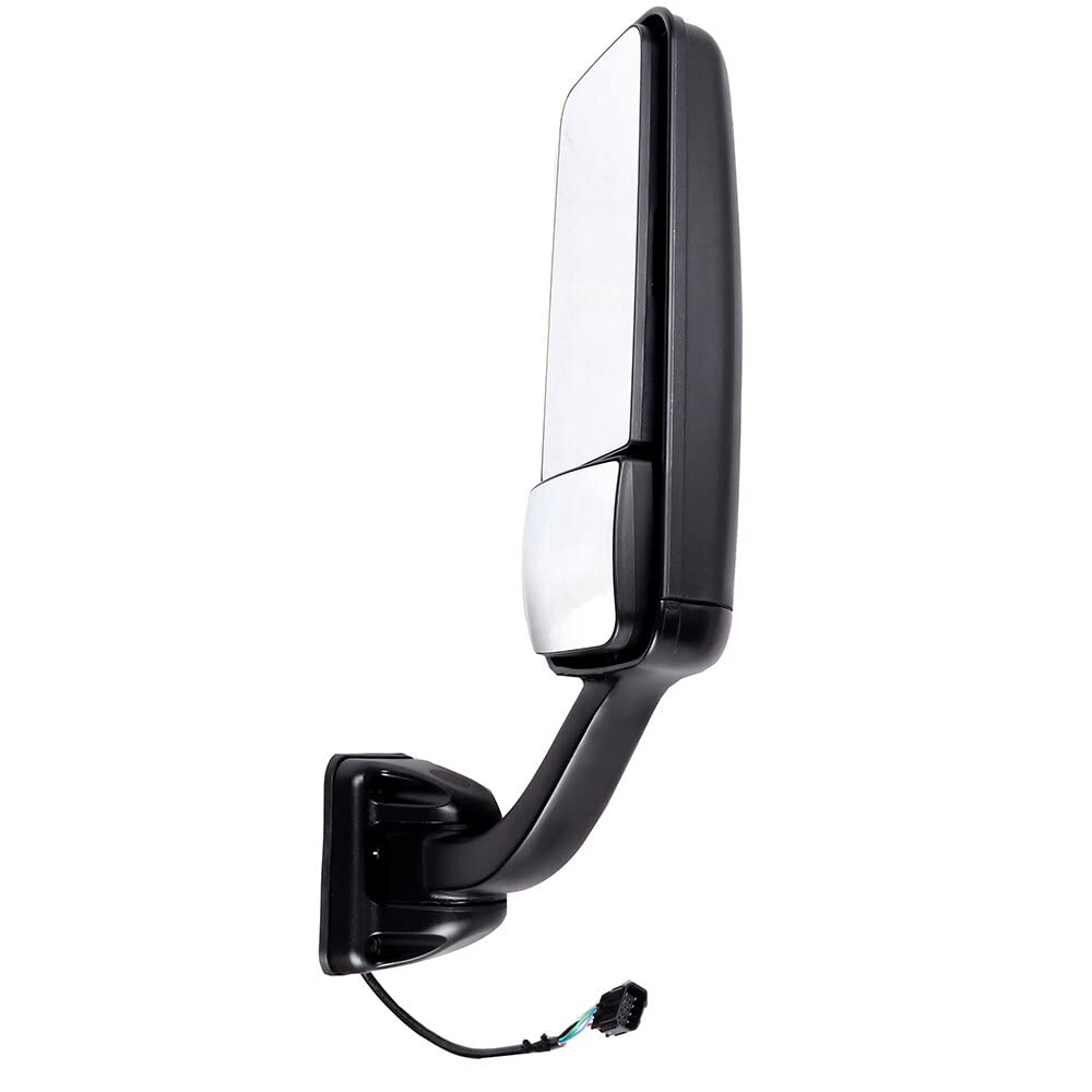 SCITOO Power Heated Towing Mirror - Right Passenger Side for Freightliner Cascadia 2008-2016 (Black, OEM A2261257005) | Durable Truck Exterior Rear View Mirror for Safe Driving in All Weather Conditions