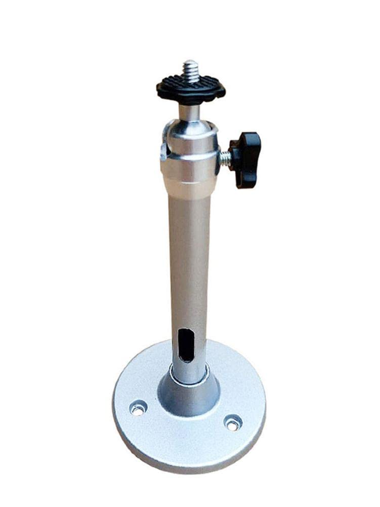 TOMYEUS Universal Wall Mount Projector Bracket - 360° Rotatable, Height Adjustable, Durable Aluminum Alloy for School, Office & Home Theater - Perfect for Ceiling or Wall Projector Installation