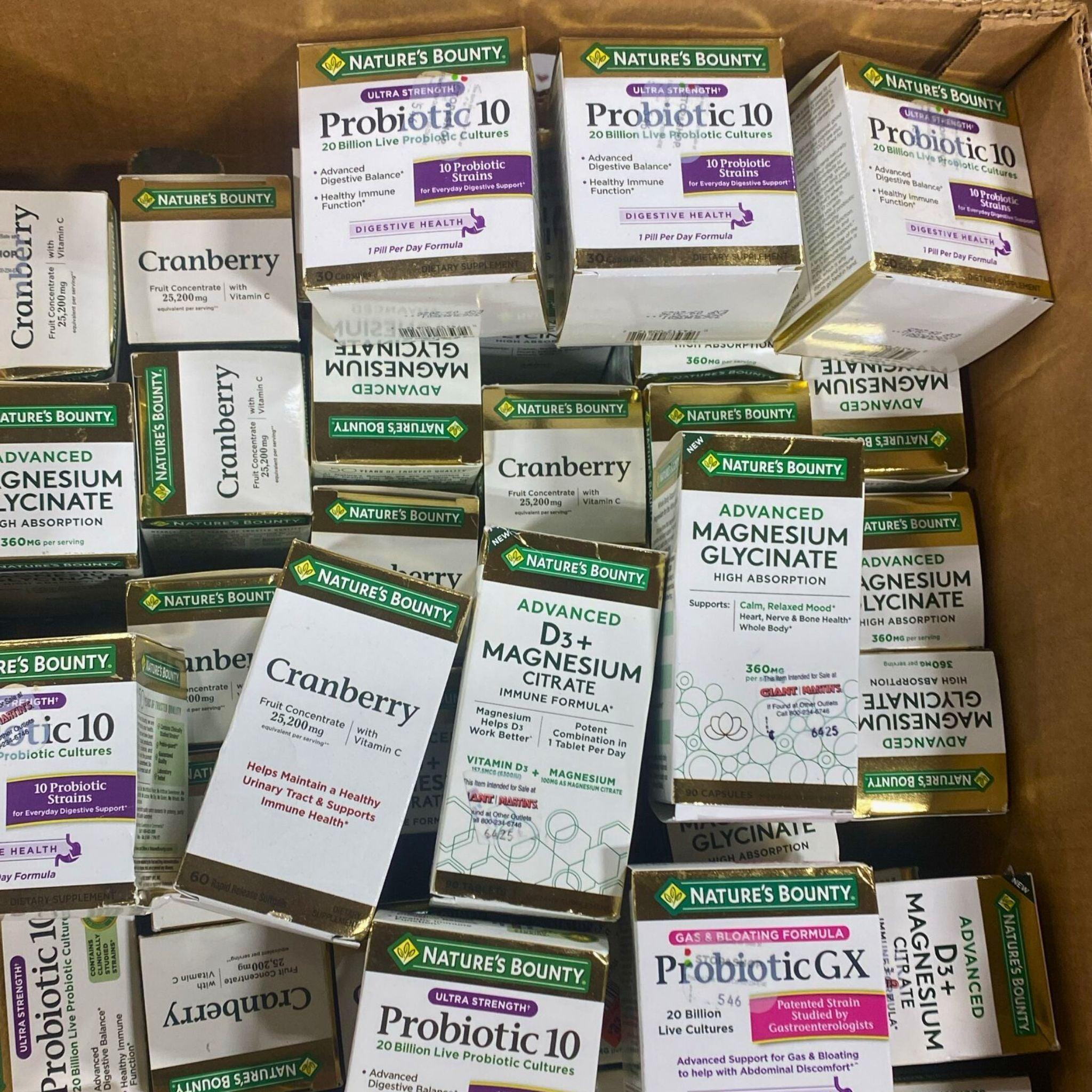 Nature's Bounty Assorted Vitamins - 50 Count Bottle | Daily Immune Support & Wellness Supplement for Adults | Perfect for Home, Office, or Travel Use