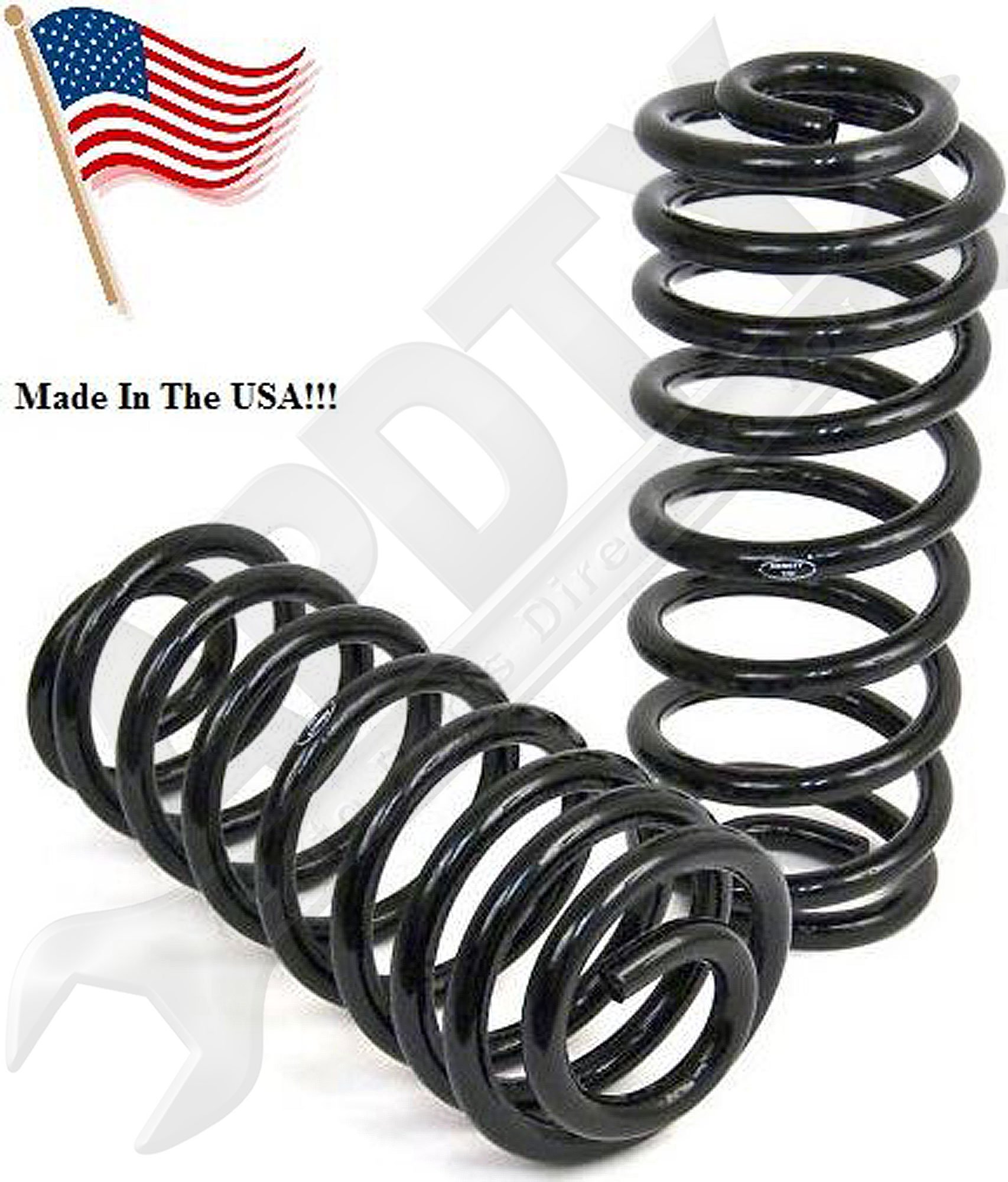 Air Ride Suspension Conversion Kit - Replace Air Spring/Bag/Compressor with Coil Spring - Compatible with 1997-2002 Ford Expedition 2WD & Lincoln Navigator 2WD - Off-Road & Towing Upgrade