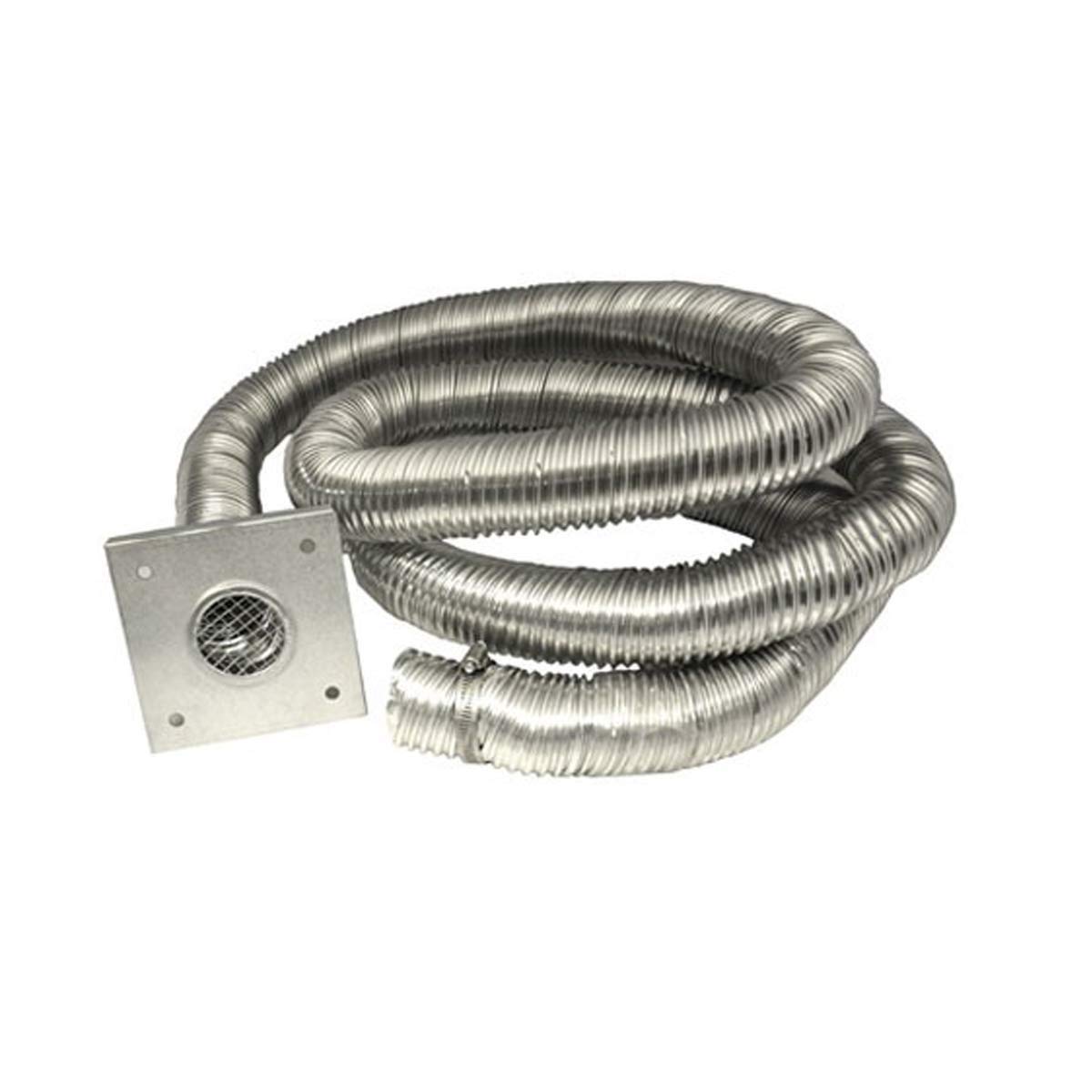 Simpson Dura Vent 2x10 Outside Air Kit - Aluminum Flex Pipe for Pellet Stove Fresh Air Intake | HVAC Ventilation System | Home Heating Accessory | Fireplace & Wood Stove Installation