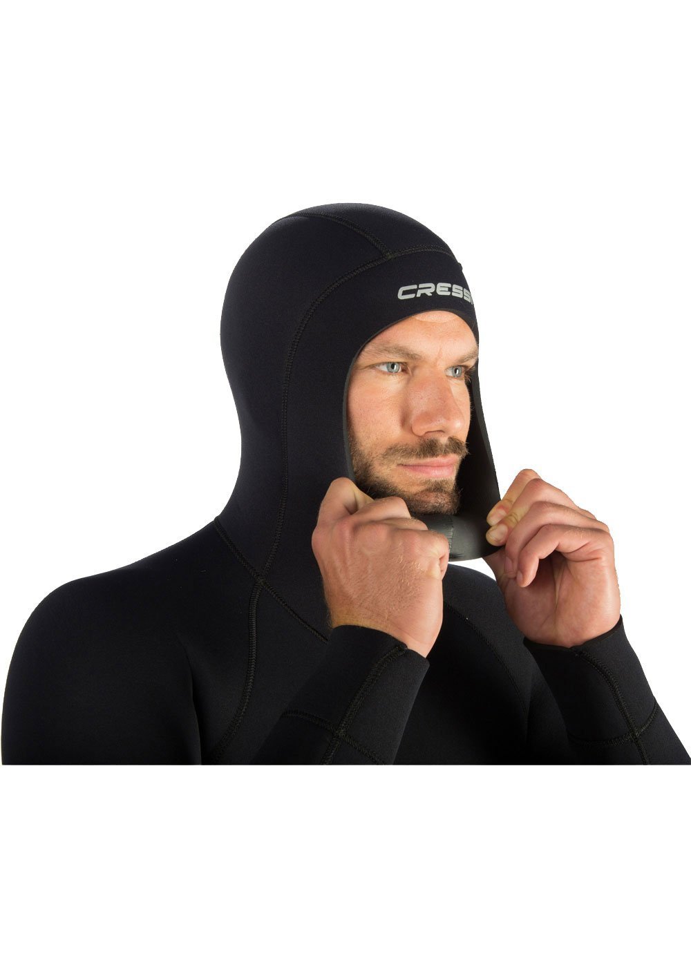 Cressi Men's Fisterra 8mm Lined 2-Piece Wetsuit for Scuba Diving & Cold Water Surfing | Premium Neoprene Diving Suit for Spearfishing & Snorkeling