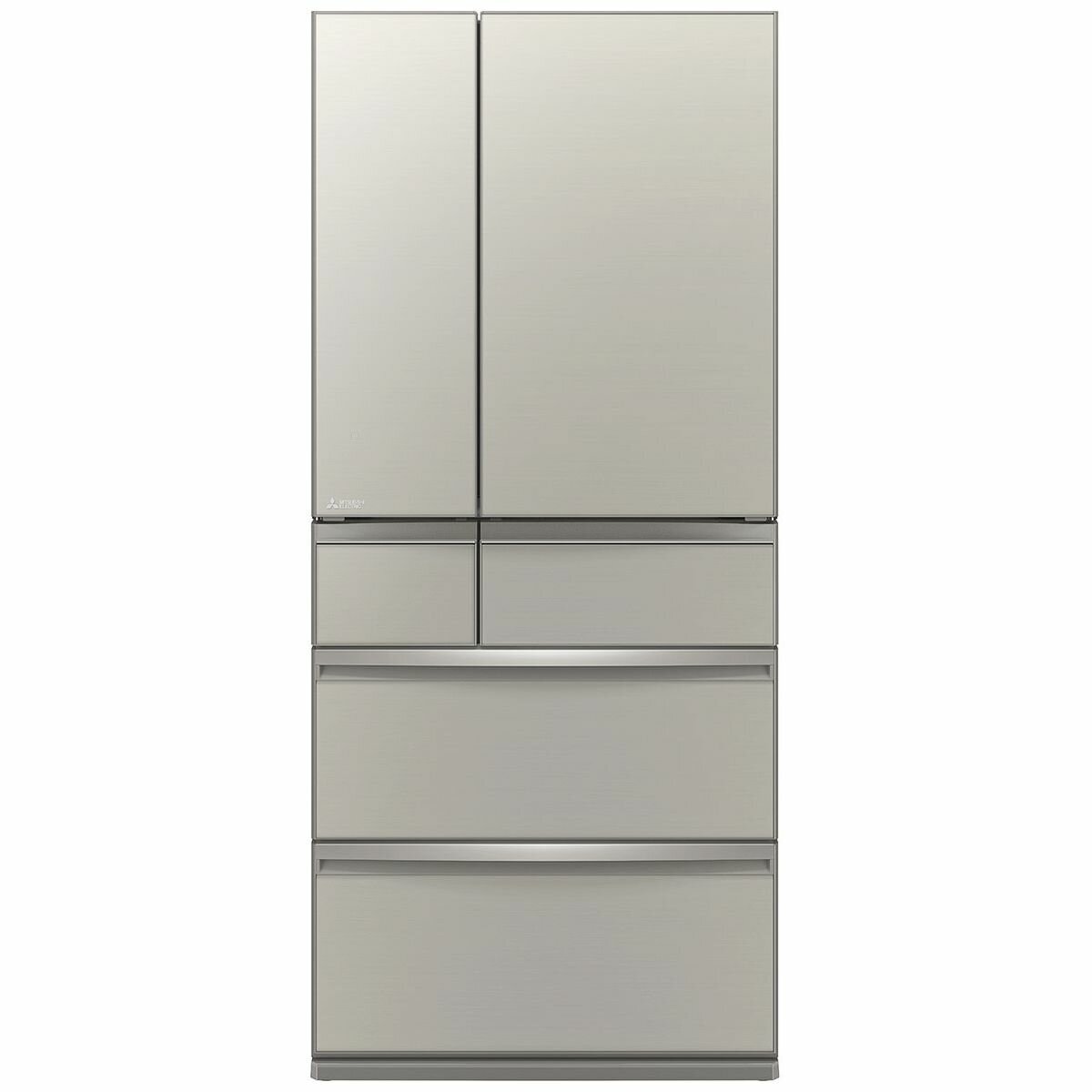 Mitsubishi Electric 700L Frost-Free Multi-Drawer Refrigerator in Argent Silver - MR WX700C S A - Perfect for Modern Kitchens & Large Family Storage