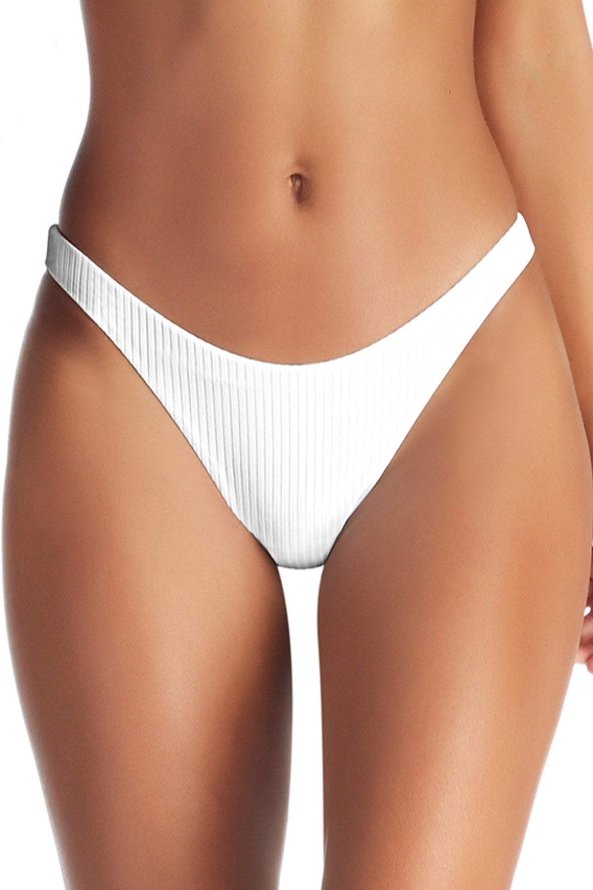 Women's High Leg Bikini Bottoms - Sexy California Beach Swimwear for Summer Vacation & Pool Party | Trendy Swim Bottom for Women, Perfect for Tanning, Surfing & Tropical Getaways