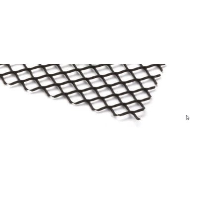 TableCraft 2' x 40' Black Plastic Mesh Bar Mat & Shelf Liner - Non-Slip, Durable for Countertops, Cabinets, Drawers & Workspaces