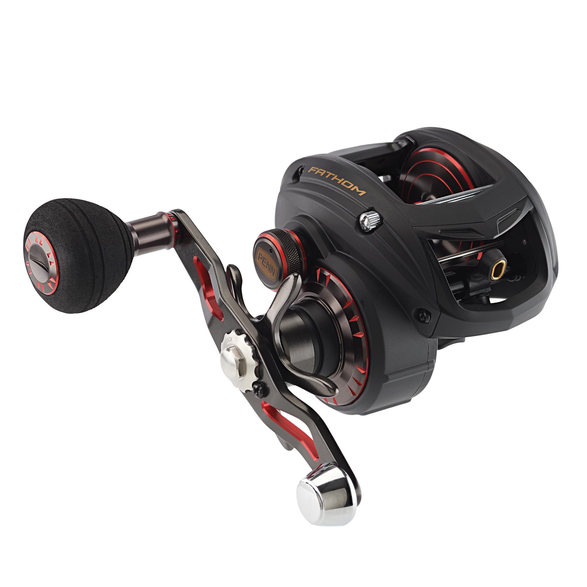 PENN Fathom™ Baitcast Fishing Reel - Saltwater & Freshwater Fishing Gear for Offshore, Inshore & Bass Fishing