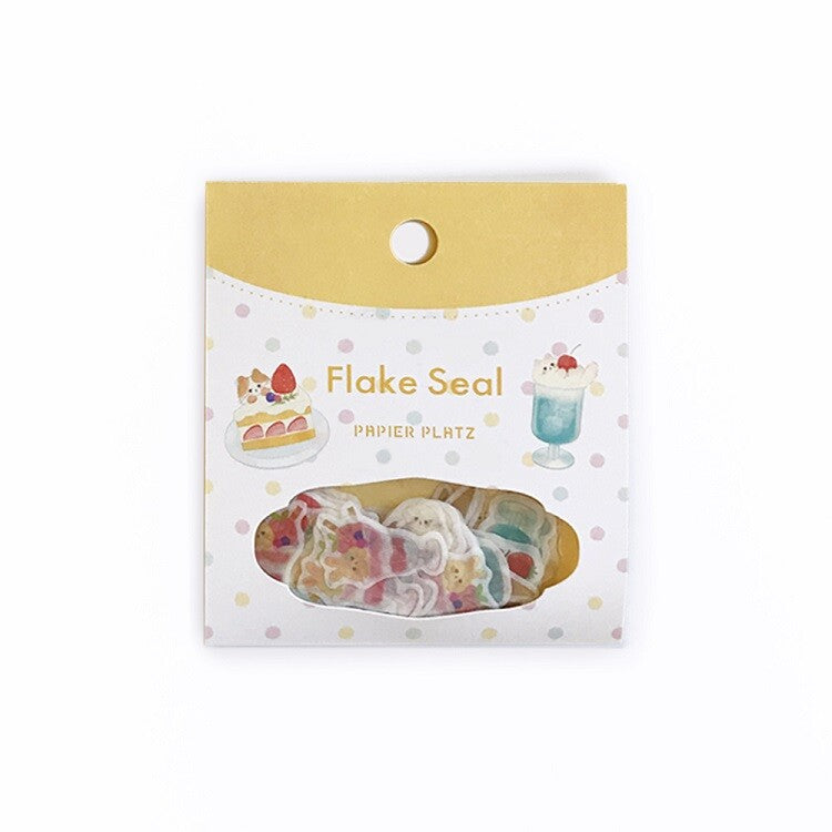 Animals Yoko Flake Sticker - Waterproof Vinyl Decals for Laptops, Phones, and DIY Crafts - Perfect for Scrapbooking, Journaling & Home Decor