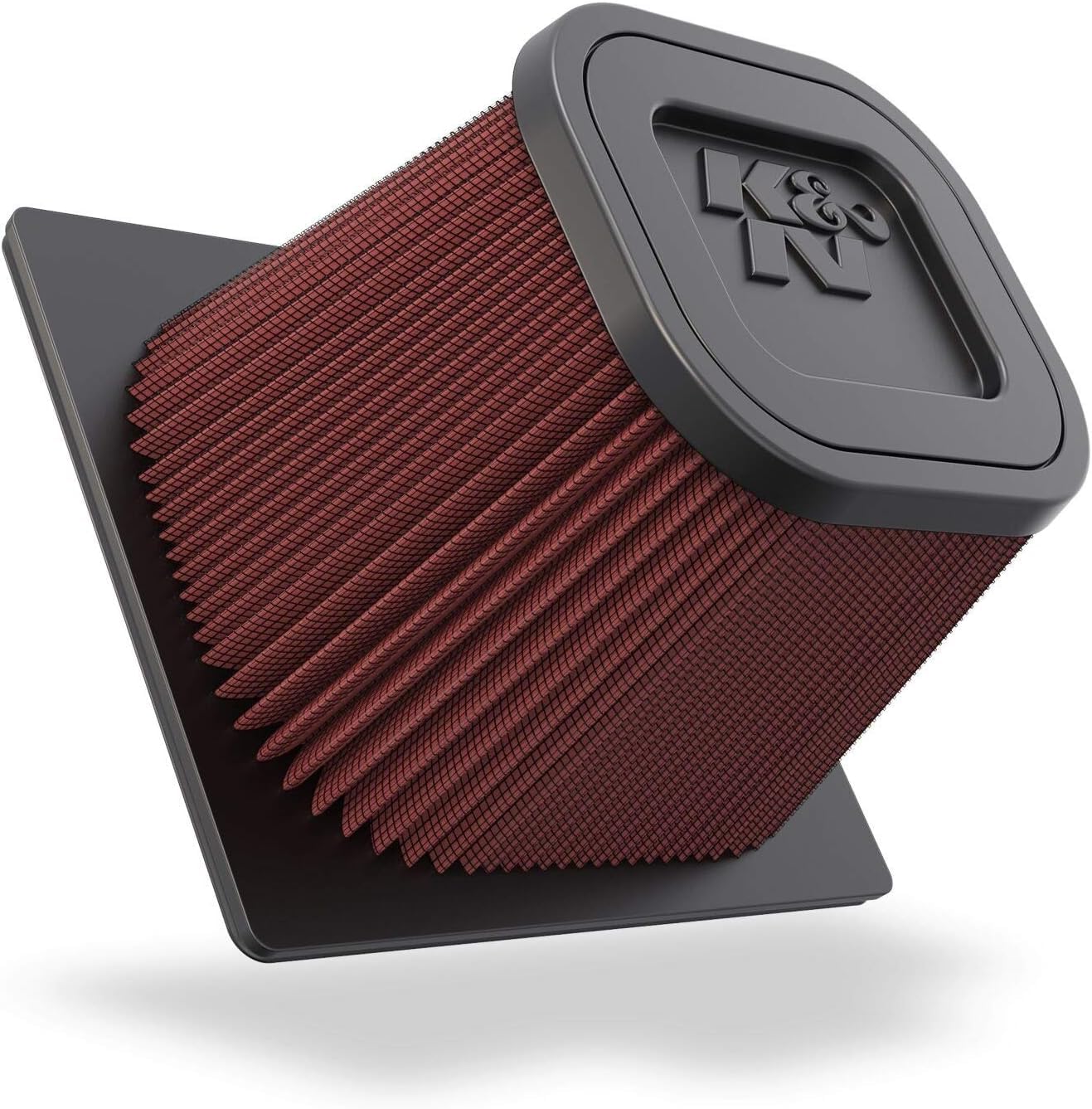 K&N High-Flow Original Lifetime Washable Engine Air Filter - Premium Replacement for 2003-2009 Dodge Ram 2500 & 3500 (E-0776) - Increases Horsepower & Towing Capacity - Ideal for Off-Roading, Heavy Duty Towing & Performance Driving