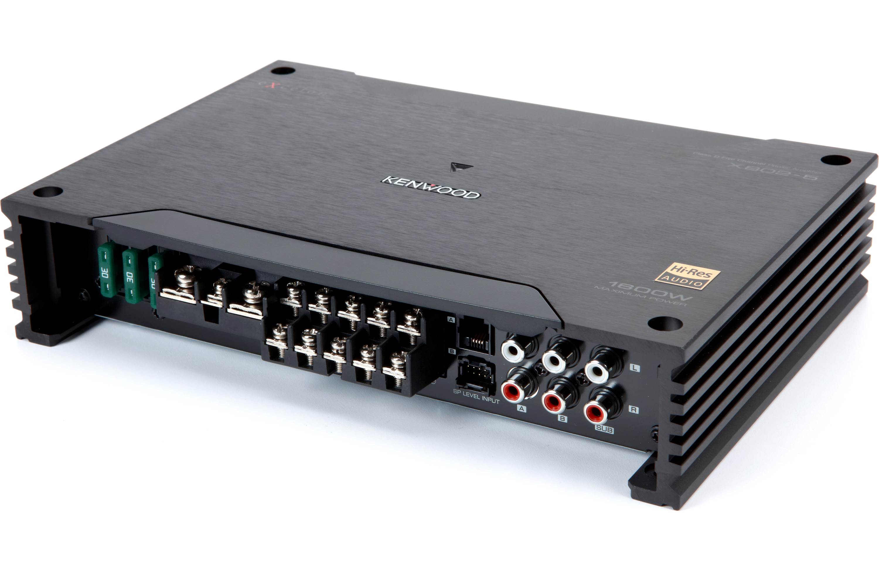 Kenwood Excelon X802-5 Class D 5-Channel Car Amplifier - High Power Audio System for Cars, Trucks & SUVs | Perfect for Upgrading Vehicle Sound System