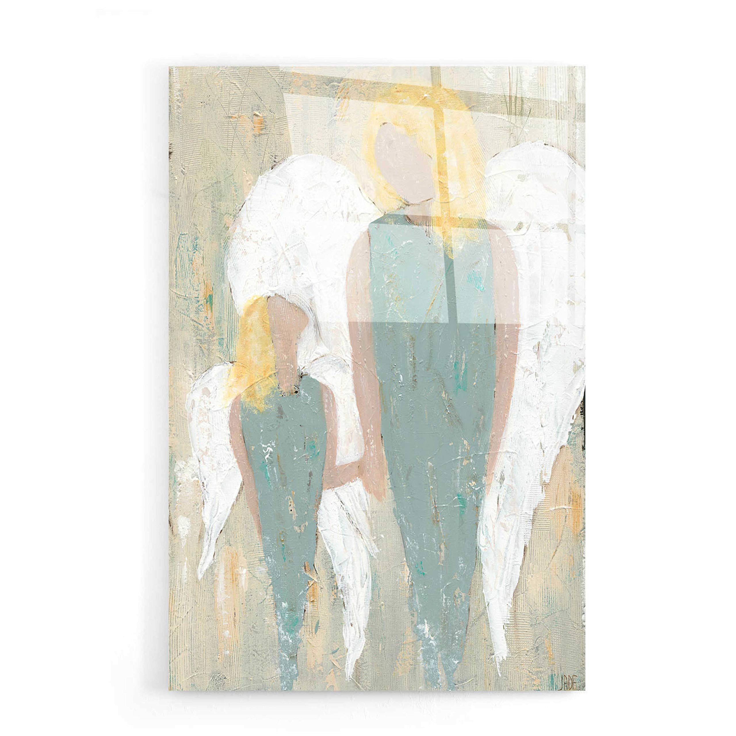 Epic Art 'Safe Haven III' by Jade Reynolds - 16x24 Inch Acrylic Glass Wall Art Painting - Modern Home & Office Decor for Living Room, Bedroom, or Gallery Display