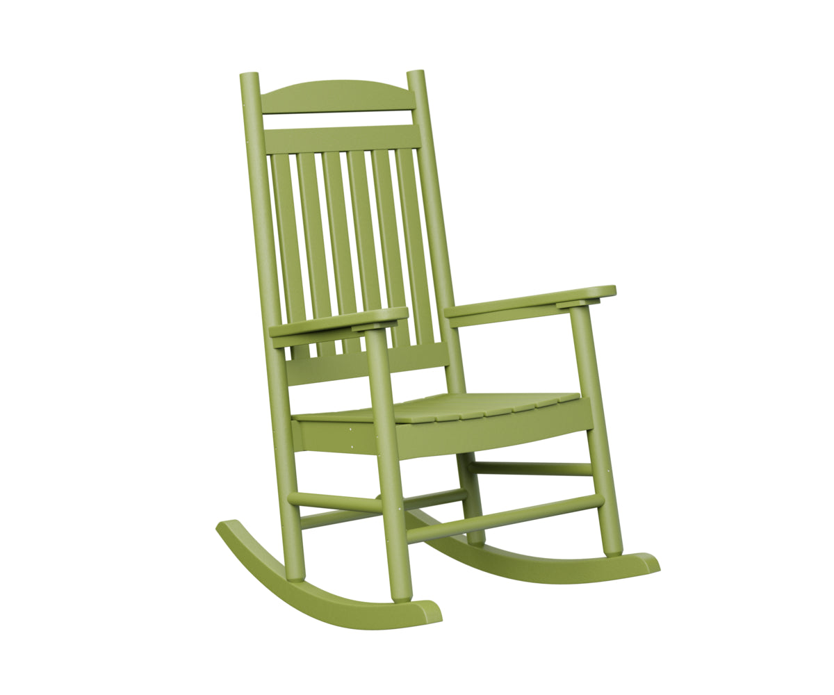 Berlin Gardens Porch Rocker - Classic Wooden Rocking Chair for Outdoor Patio, Garden & Front Porch - Perfect for Relaxing, Reading & Enjoying Nature