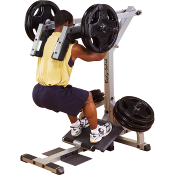 Body Solid GSCL360B Leverage Squat & Calf Machine - Professional Strength Training Equipment for Home & Commercial Gyms - Perfect for Leg Day Workouts, Squats & Calf Raises