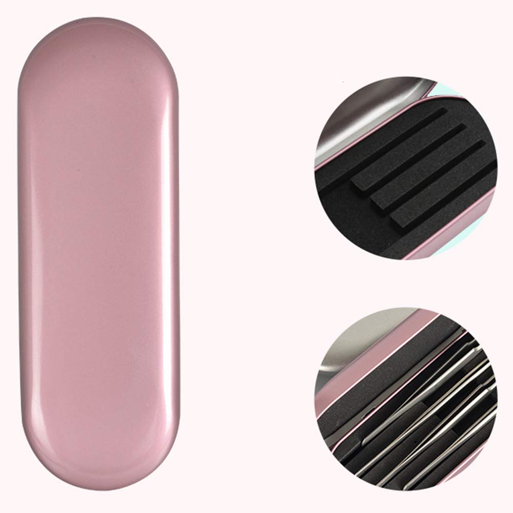 Professional Eyelash Extension Storage Box with Tweezers Organizer - Rose Red Makeup Tool Case for Salon & Home Use