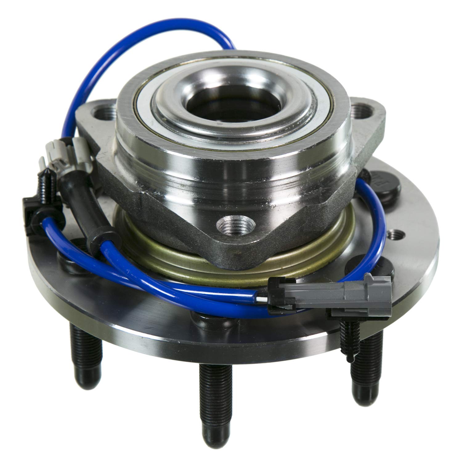 MOOG 515036 Wheel Bearing and Hub Assembly Replacement for Chevy Silverado 1500 2007-2018 - Front & Rear Axle, Off-Road & Towing Use