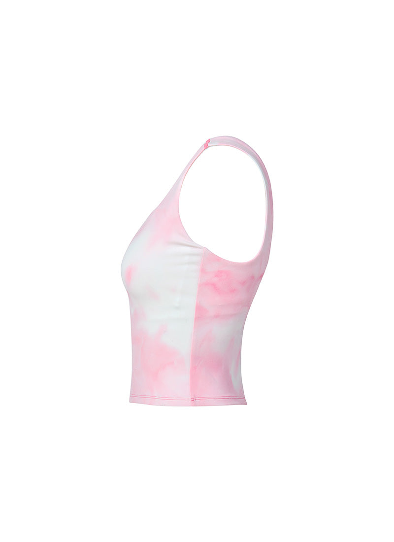 Trendy Tie Dye Square Crop Top for Women - Soft Comfort Fit Summer T-Shirt - Perfect for Beach, Music Festivals & Casual Outings