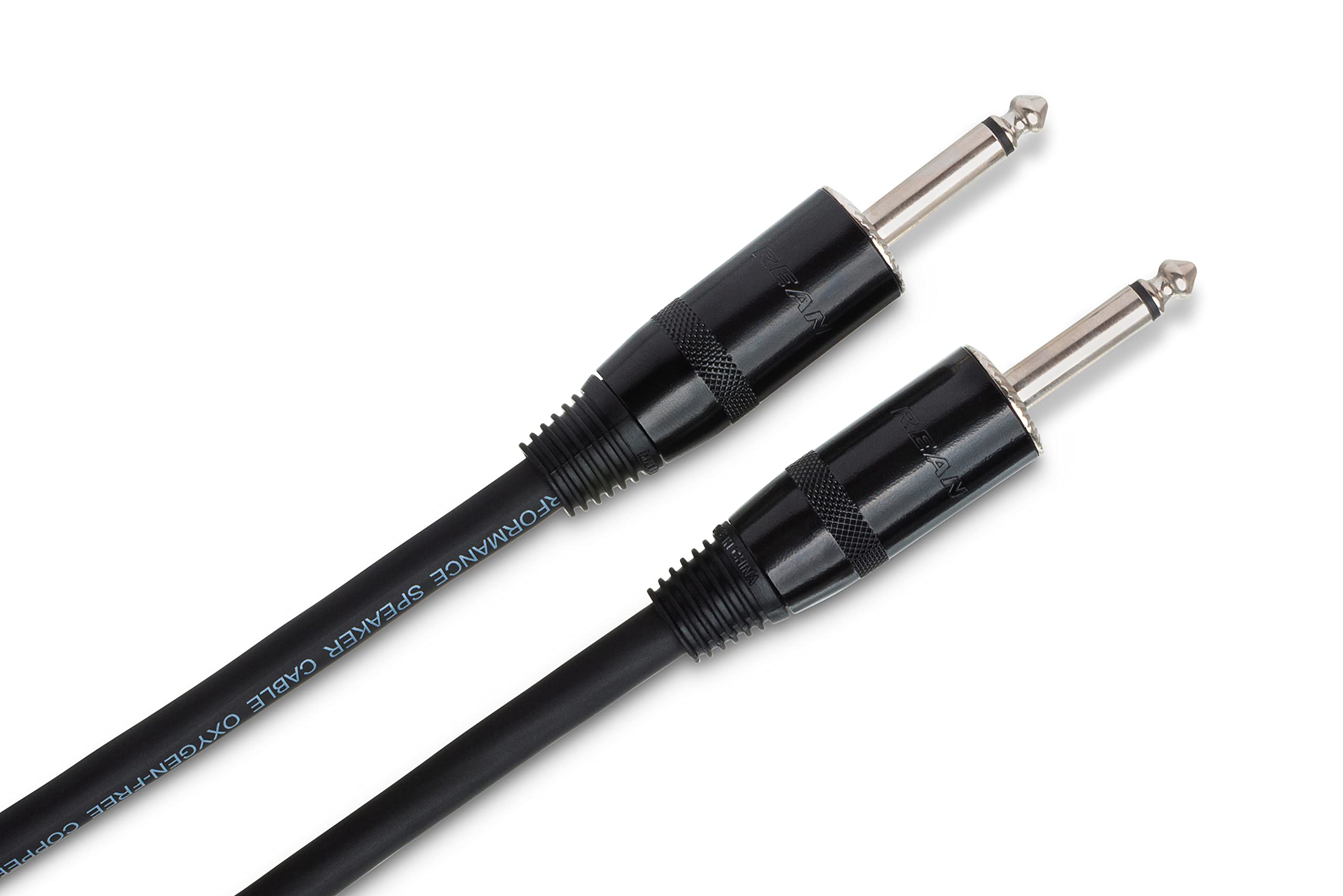 Hosa SKJ-430 Pro Speaker Cable - 1/4 Inch TS to 1/4 Inch TS - 30 Feet - Premium Audio Cable for Live Performances, Studio Recording, and DJ Equipment